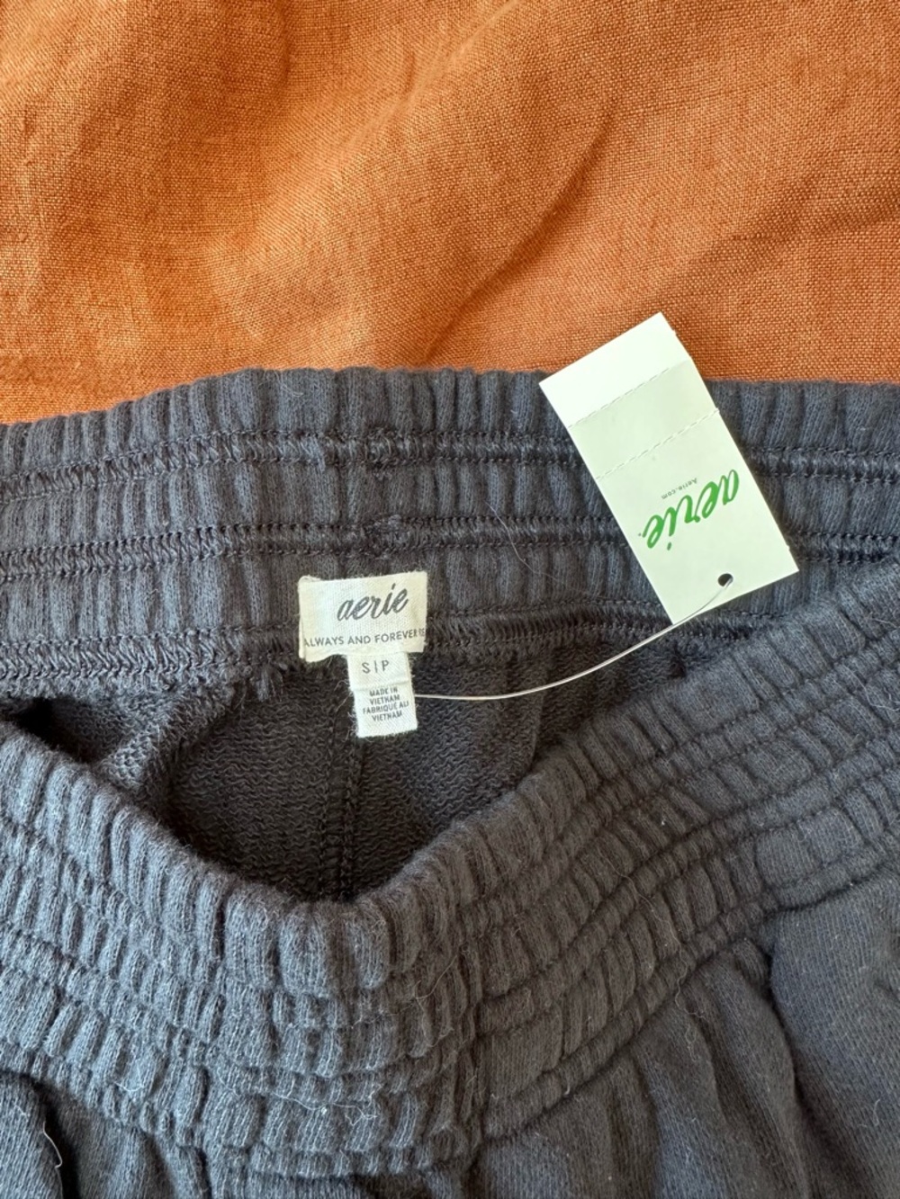 aerie Black Athletic Lounge Shorts - Picture 3 of 3